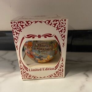 Holiday Christmas Bulb Ornament Limited Edition H.S.I Santa’s Workshop